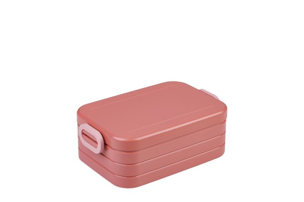 Mepal Lunchbox Take a Break midi Vivid Mauve mittelgroße Dose für Pausenbrot flexibler Trenneinsatz BPA-frei fest verschließend spülmaschinengeeignet