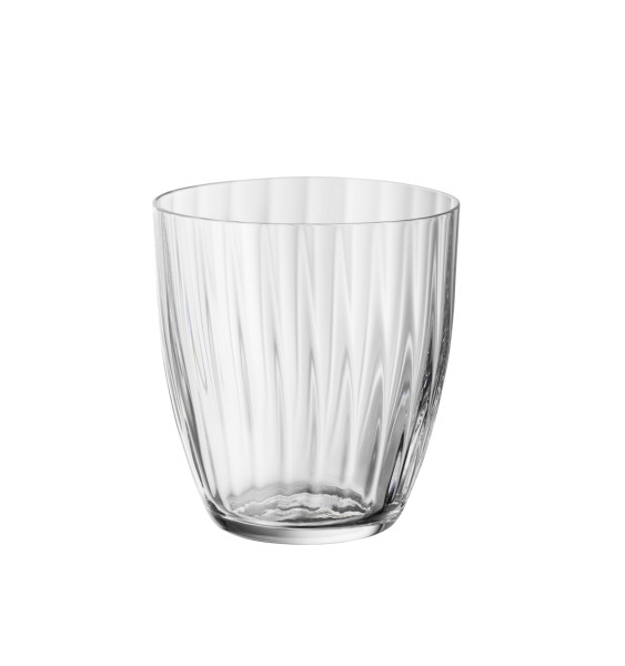Bohemia Cristal Becher Giorgia Glas mit Muster Boholook Boho Dekoideen Wasserglas günstig modern