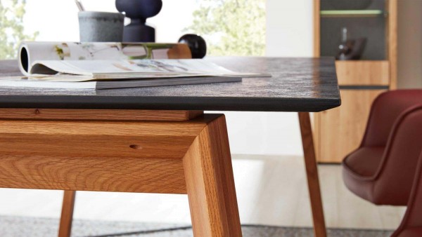 Interliving Design-Tisch 5603 Graphit Holzmöbel Esszimmer stilvoll hochwertig elegant langlebig