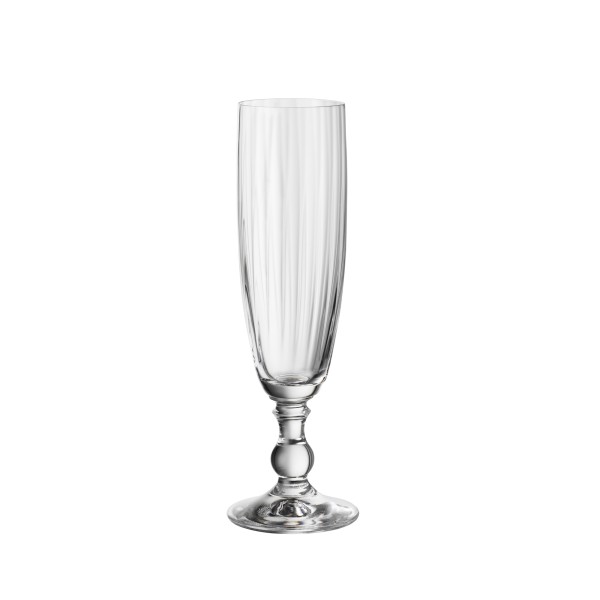 Bohemia Cristal Sektkelch Georgia Sektglas besonders Muster Innenrelief Boholook Tischdeko Dekoinspiration