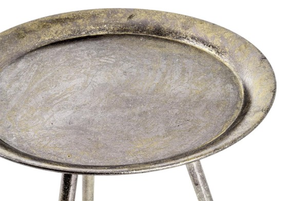 Haku Beistelltisch Hans antik bronze runder Beistselltisch