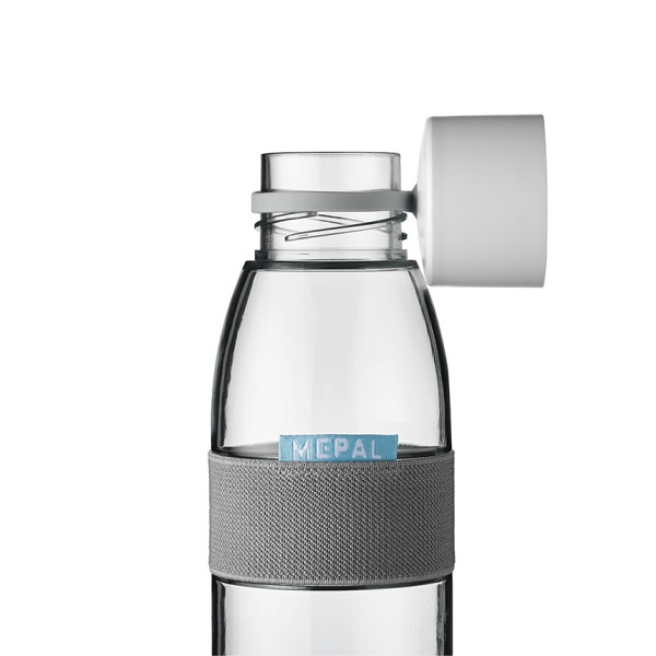 Mepal Trinkflasche Ellipse Weiß durchsichtig transparent Kunststoff BPA frei schadstofffrei lebensmittelgerecht