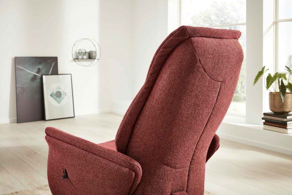 Interliving Relax-Sessel 4560 Melange Chianti Höhenverstellbar Rückenlehne Relaxfunktionen