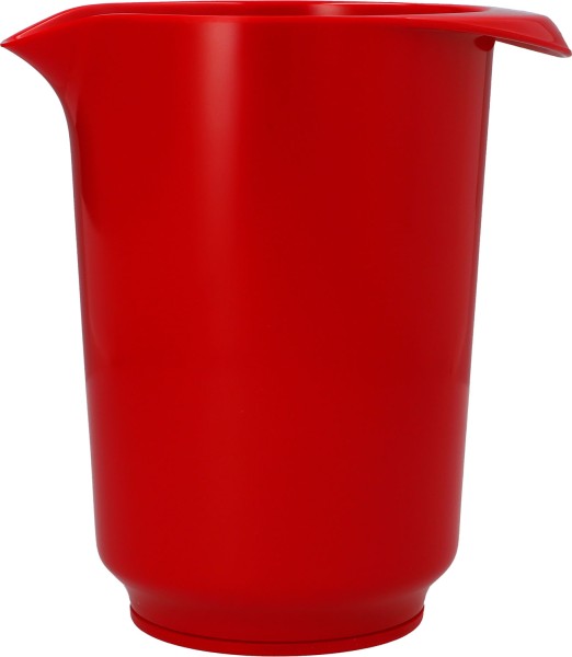 Birkmann Rühr- und Servierbecher Colour Bowls rot 1,5 L Rührbecher BPA-frei Melaminharz Griff Ausgießer spülmaschinengeeignet Küchenhelfer langlebig kratzfest