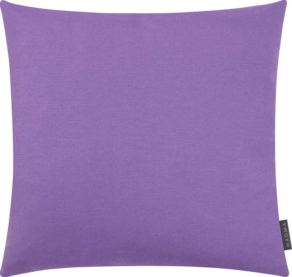 Magma Heimtex Kissenhülle Caddy violett 50x50cm Kissenbezug mit Reißverschluss farbenroh Canvas Bezug für Kissen Wohntextilien