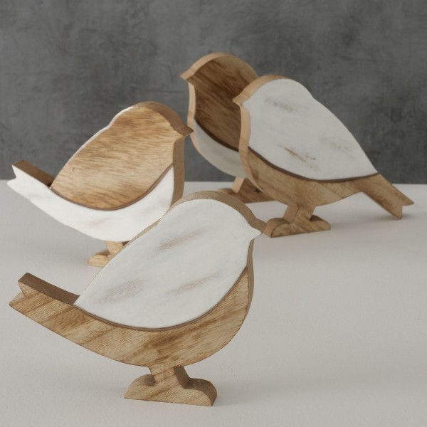 Boltze Figur Gafita Vogelmotiv Vogel aus Holz Holzdeko Holzliebe