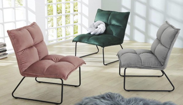 Pro.Com Sessel Bamberg Altrose Designsessel Designmöbel günstig Trendmöbel Möbeltrend kleiner Preis modern modische Farben