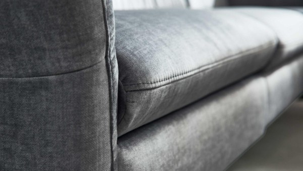 Interliving Polstergarnitur 4056 Silver Couch pflegeleicht Stoffbezug weich Komfort
