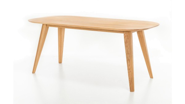 Standard Furniture Esstisch Ottawa 1 Eiche Holztisch Mid Century Design modern schlicht hochwertig Echtholz Tisch Holz geölt Retro Retrocharme