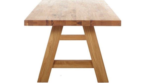 Standard Furniture Esstisch Lynn Balkeneiche geölt schöner Holztisch breiter Esszimmertisch rustikale Esszimmermöbel robust