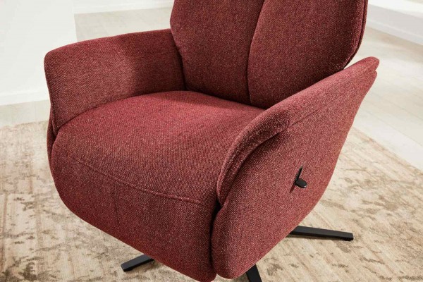 Interliving Relax-Sessel 4560 Melange Chianti Polstersessel bequem Sitzkomfort kuschelig Entspannung weich